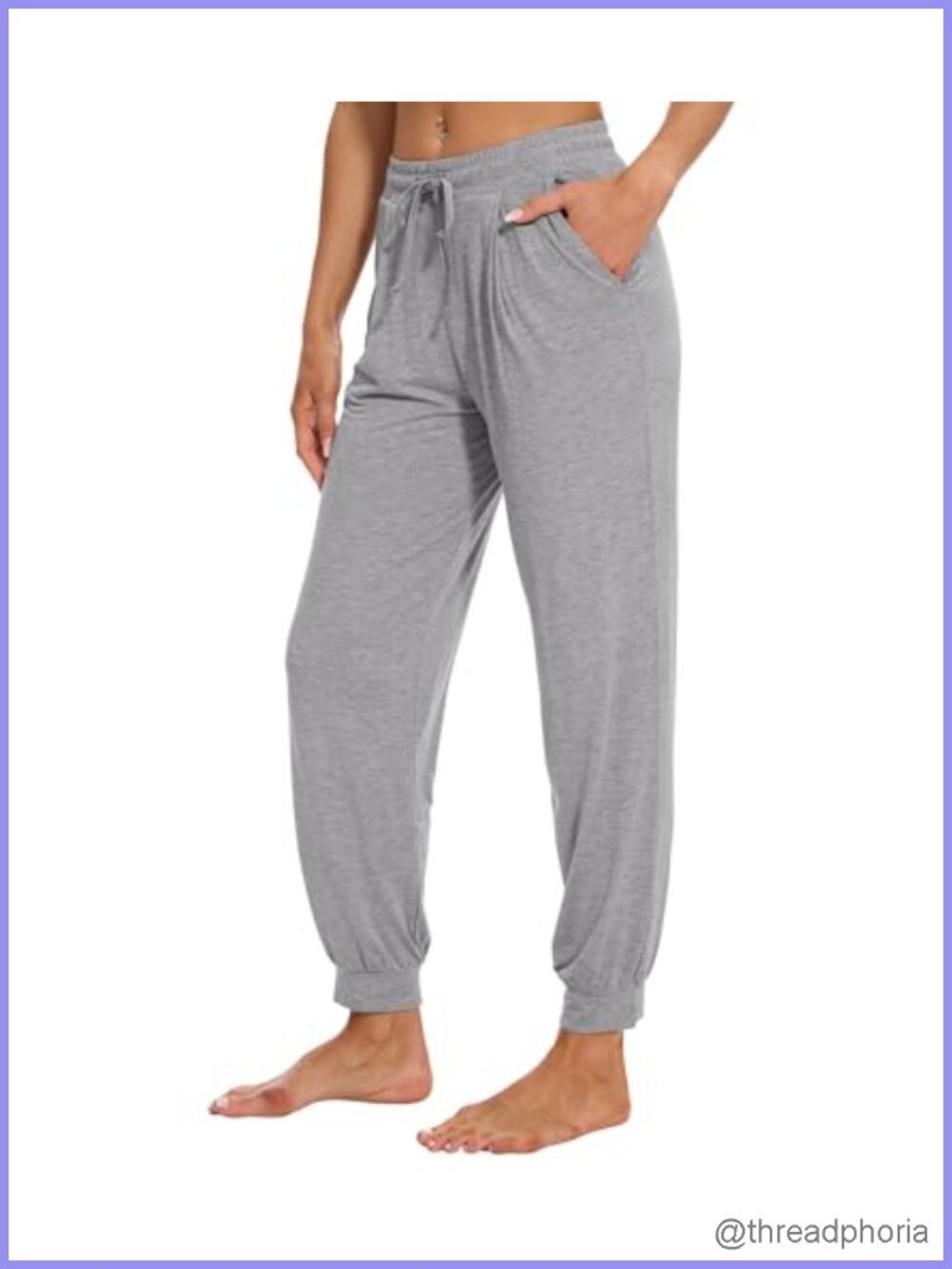 Viscose from Bamboo Jogger Lounge Pajama Pants, Hidden Pockets, S-4X
